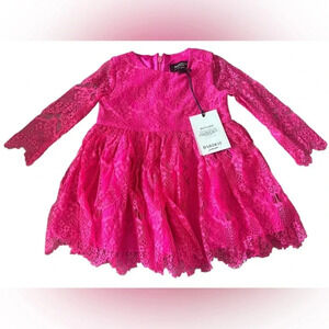 NWT Bardot Juniors Girls Gertrude Scalloped Lace Dress